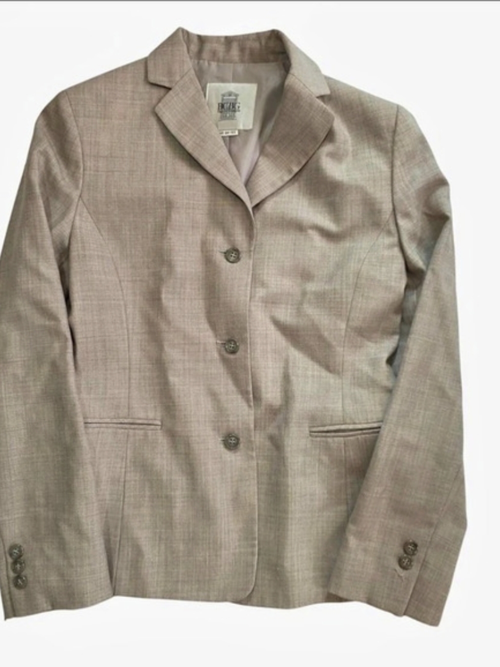 BCBG Plaid Blazer Brown Size 6